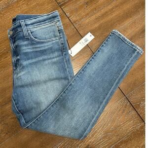 NWT Joe's Jeans The Icon Mid Rise Skinny Flawless Ankle Sz 31 Distressed Knee